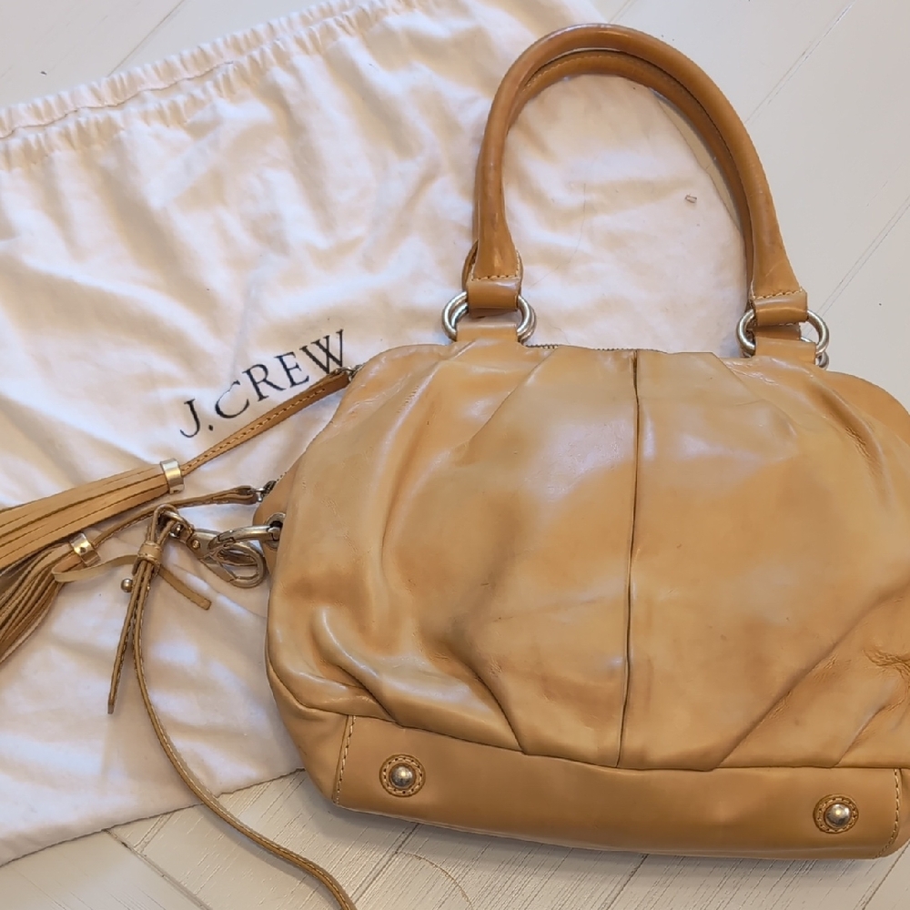 🏷️ SALE! J. Crew Collection Leather Bag - Picture 2 of 3